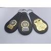 USA New York NYPD FBI FBI Metal Leather Cowhide Keychain