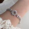Xiaomi 100% Solid 925 Sterling Silver Metal Bracelet for Women Vintage Handmade Simple Flower Retro Bracelet Birthday Gift Party
