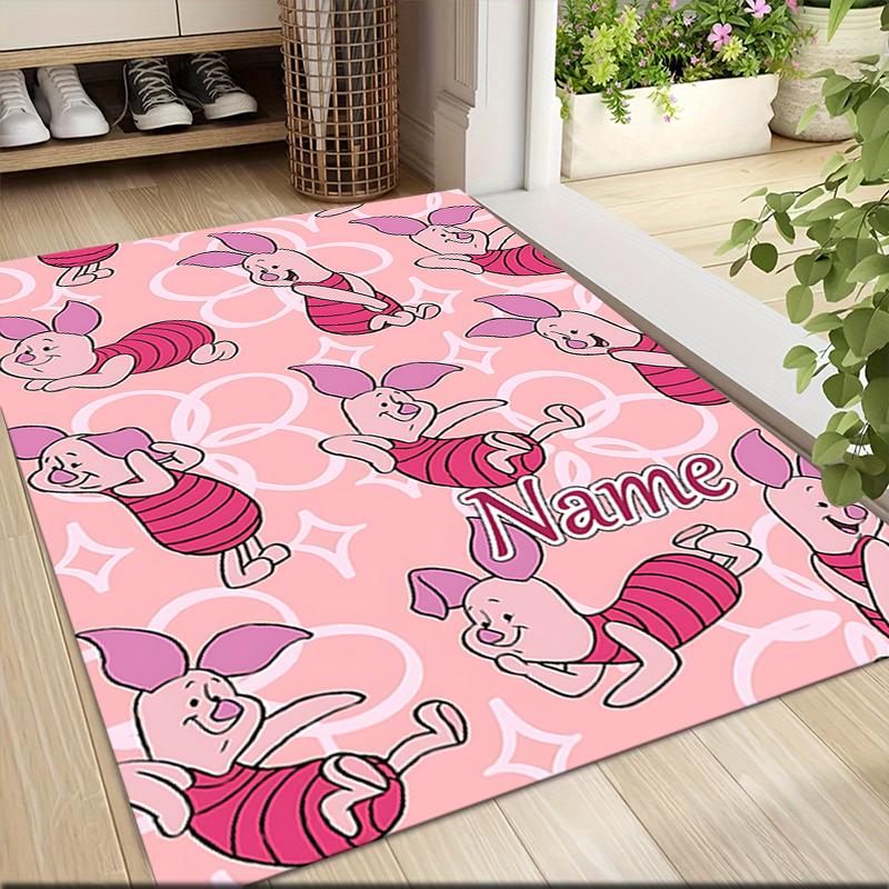 Custom Name Dumbo Circus Adventure Carpet Rug Customizable Soft Washable Anti-Slip Home Living Room Sofa Mats Personalized Rug. 0909427