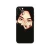Чехол для телефона Hijab Face Muslim Islamic для iPhone 5 5s 2020se 6 6s 7 8 plus x 10 XR XS 11 12 13 mini pro MAX черная задняя крышка из ТПУ