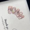 Чисто ручная работа Фототерапия Носимые Накладные Ногти для Девочек Носимые Ногти Сода Готовый Продукт Многоразовые Наклейки для Ногтей