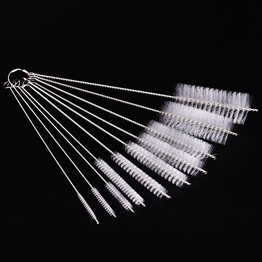 Распродажа, 10X бытовые щетки для трубок для бутылок, набор щеток для чистки, инструмент для чистки домашней кухни