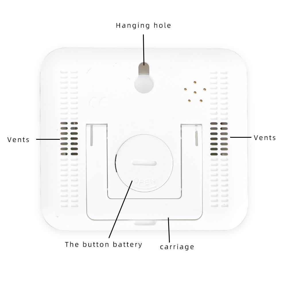 ЖК-электронный цифровой термометр-гигрометр для дома, комнатная и наружная температура, влажность, монитор метеостанции