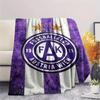 FK Austria Wien Print FlAannel Blanket, High quality Comfortable for All Seasons, Home Decor, Warmth and Comfort