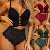 Women Lace Lingerie Set Sexy Underwear Bra Bandage Hight Waist Panties Bra Party Set Underwear Lace Lingerie Set