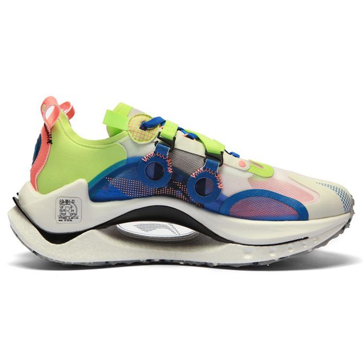 Li Ning Текстиль, Синтетическая кожа Амортизация Скользкая Устойчивая к истиранию Дышащая Легкая Низкие кроссовки AZGS022-3