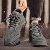 Осенние высокие мужские туфли для инструментов Толстая подошва Износостойкая Модная универсальная повседневная обувь Модная нескользящая обувь для отдыха на открытом воздухе