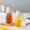 Стеклянная масленка, герметичная бутылка для масла, кухонная автоматическая открывающаяся, закрывающаяся бутылка для приправ, бутылка для масла, уксуса, контейнеры для масла