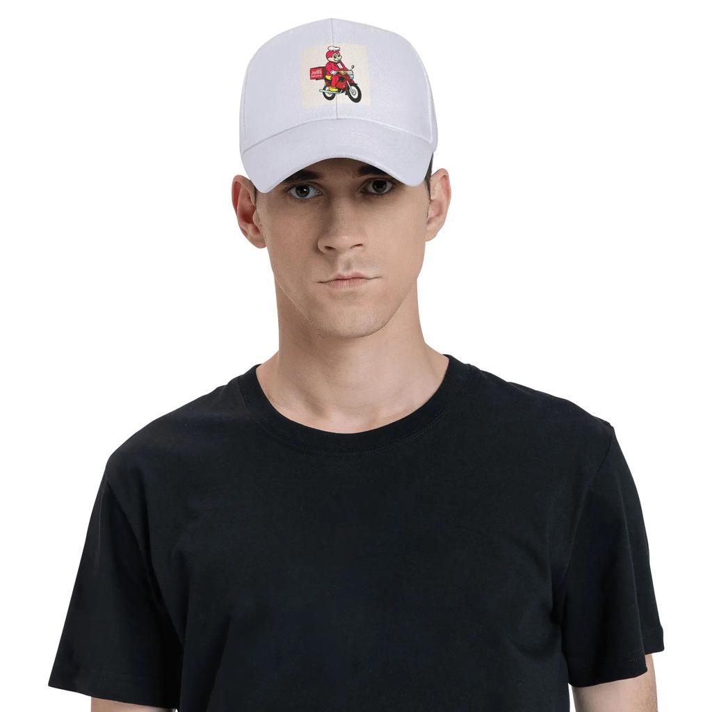JOLLIBEE DELIVERY FILIPINO FOOD POCKET TEE Baseball Caps Snapback Baseball Hats Breathable Casual Casquette Outdoor Unisex