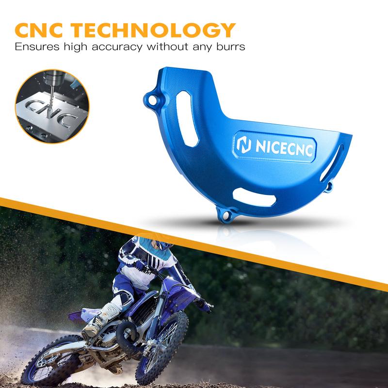 NICECNC Для Yamaha YZ250 YZ 250 2008-2024 Мотоцикл Алюминиевая Крышка Сцепления Для Yamaha YZ250X YZ 250X 2016-2023 2022 2021 2020