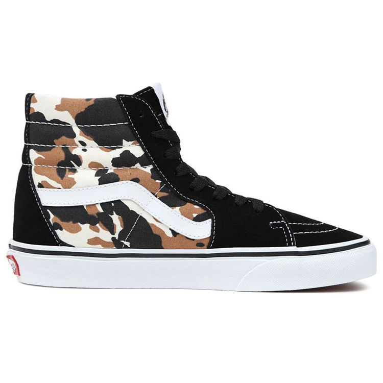 Vans Sk8 Повседневные высокие кеды для скейтбординга Унисекс Кроссовки Черный Коричневый VN0A7Q5NMUL