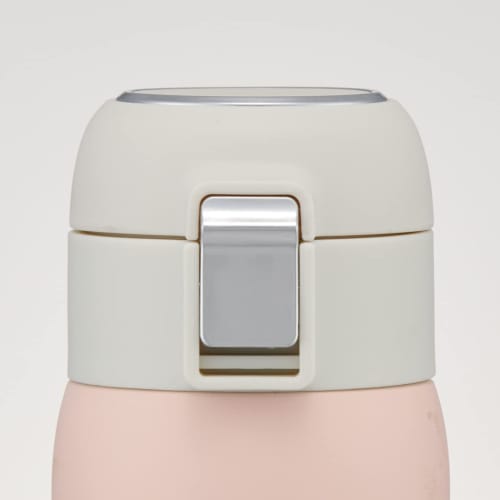Skater (STOT3-A) 350ml Stainless Steel Mug Bottle with One-Touch Opening, Insulated, Double-Walled Vacuum Wall, Direct Drinking, Dull Pink