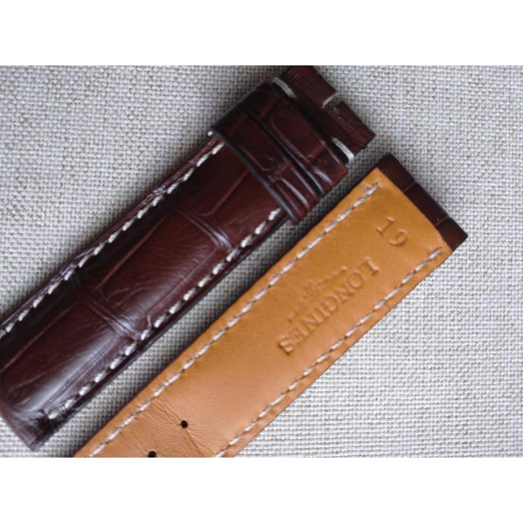 Used Longines Brown Alligator 19mm