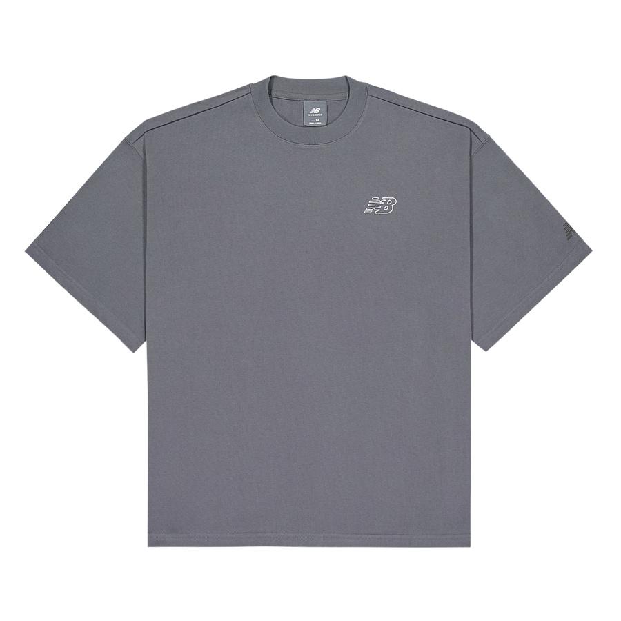 New Balance NB Grey SS25 T Shirt Men's Gray NEF29641-GR