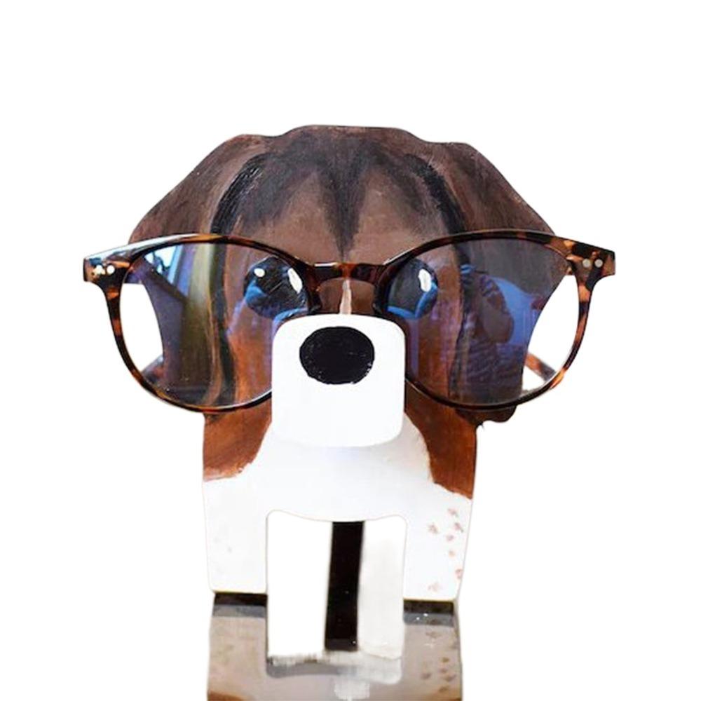 Animal Glasses Display Wooden Display Rack Creative Sunglasses Wooden Stand