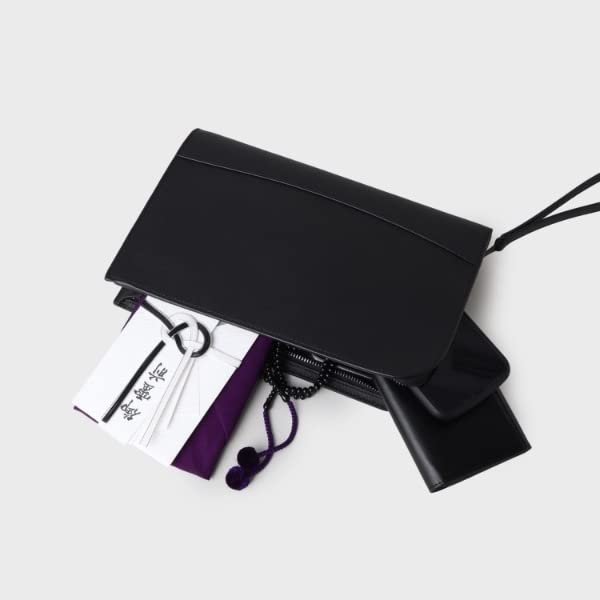 Клатч-сумка из черной кожи G8701070 Saffiano Leather Black [Takeo Kikuchi] [Ceremonial Occasions] Мужская (519) 00(СВОБОДНО)