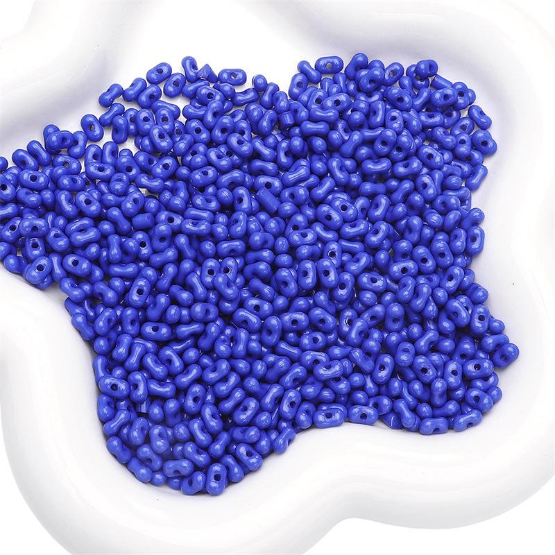 Бусины для браслетов ручной работы Акриловые однотонные бусины в форме арахиса Бусины для ожерелья Полуфабрикаты для нитей Украшения ручной работы своими руками Аксессуары Материалы для аксессуаров