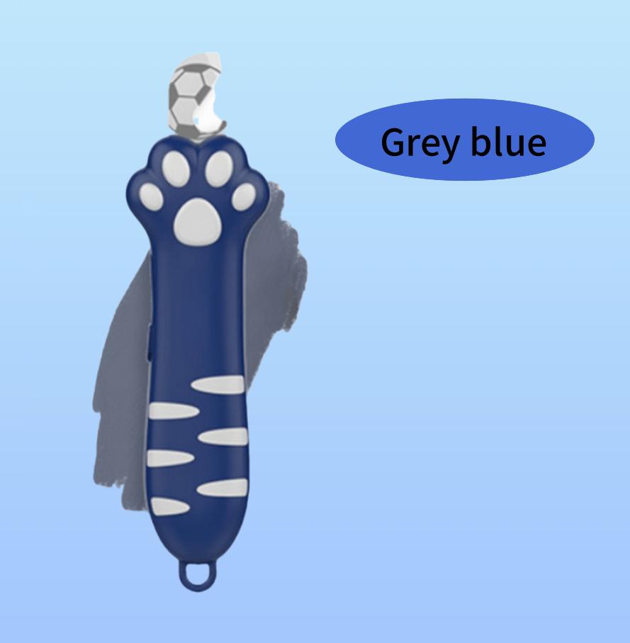 1pc Cat Paw Design Multifunctional Can, Bottle, Box Cutter Knife , Heavy Duty with Handle , Lock, Automatic Opening Mechanism