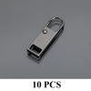 Removable Zipper Head, Pull Tab, Universal Metal Zipper Lock, Replacement Bag, Clothing Buckle, Pendant Accessory