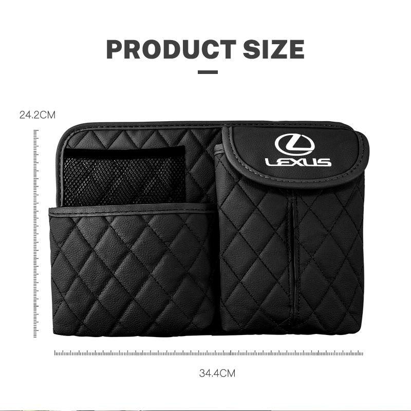 Car Seat Back Storage Bag Tissue Box Storage Holder For Lexus F SPORT RX300 IS200 IS250 ES350 Ct200h UX250h NX300h RX350 ES300h