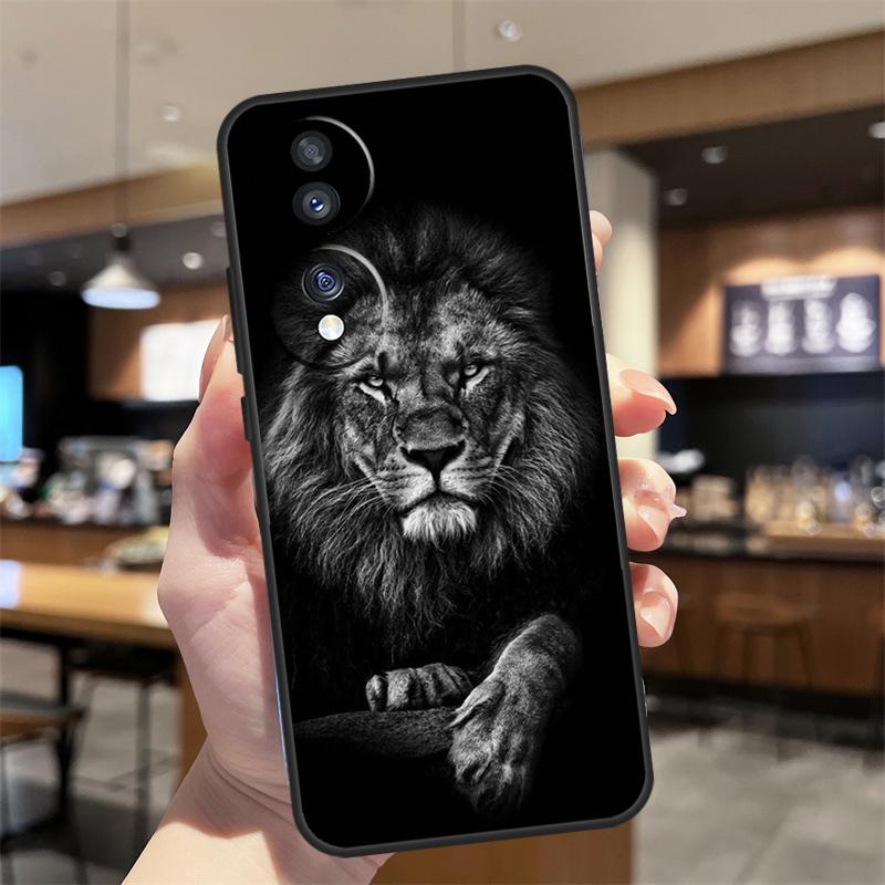 Чехол с животными Лев Волк Тигр Орел для Honor Magic 5 6 7 8 Pro Honor 200 400 50 70 90 Lite X8b X8c X9b X9c X9d Win RT