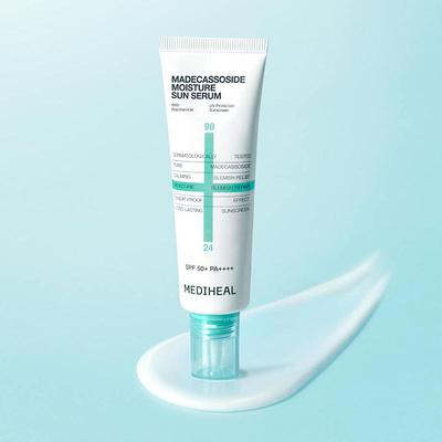 Увлажняющая восстанавливающая сыворотка от солнца с мадекассосидом SPF 50+ PA++++ 50 мл