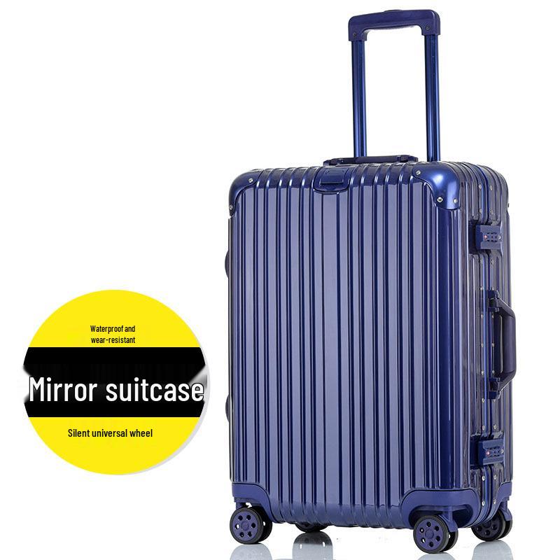 Ultralight Aluminum Frame Trolley: 20-Inch Carry-On & 24/26/29-Inch Large Capacity Travel Suitcases