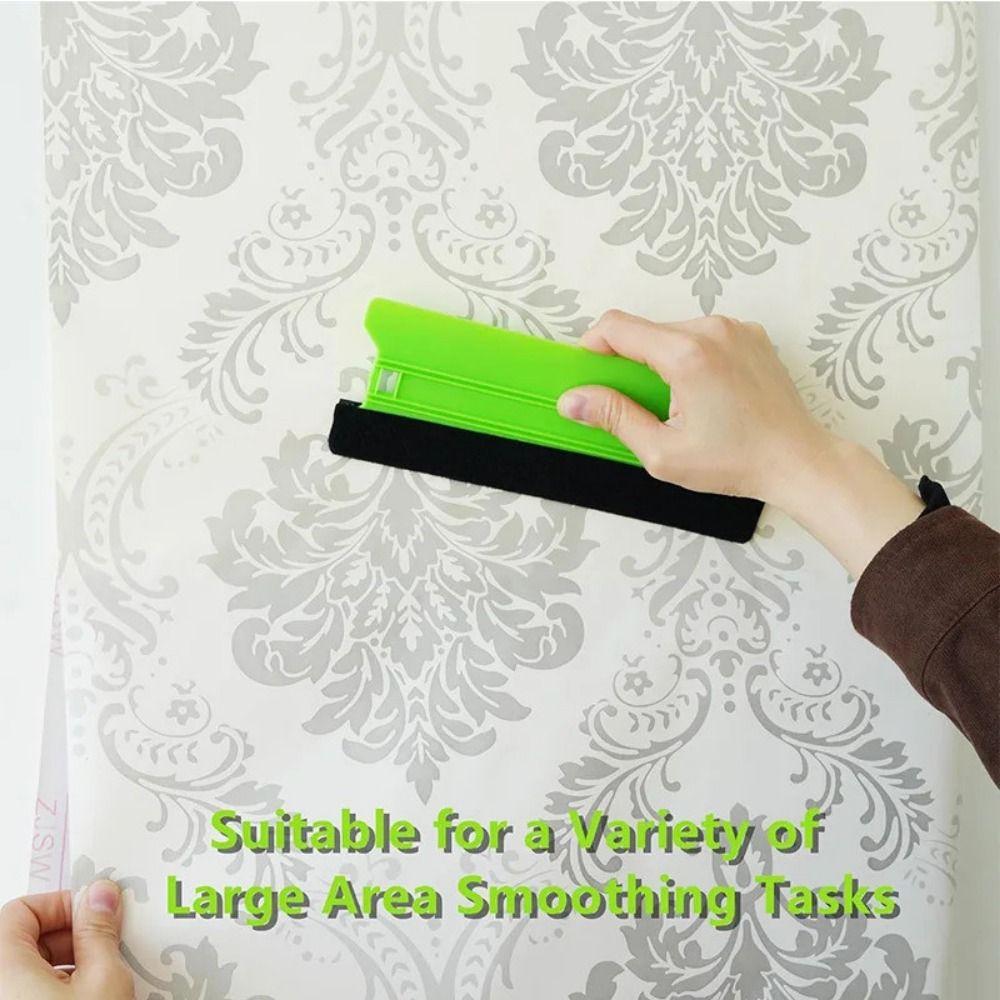2Pcs Scratch-Free Window Tint Felt Squeegee Felt Edge Wallpaper Smoother Wallpaper Installation