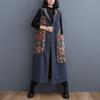 Fashion Autumn Slim Korean Female Long Coat Long Sleeve Tunic Windbreaker Plus Size Women Denim Trench