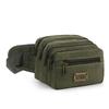Multi-Function Canvas Chest Bag Large Capacity Fanny Pack Portable Multilayer Waist Packs  Unisex