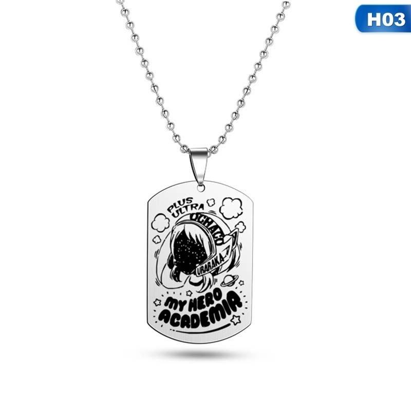 Кулон-жетон аниме из нержавеющей стали. В ассортименте