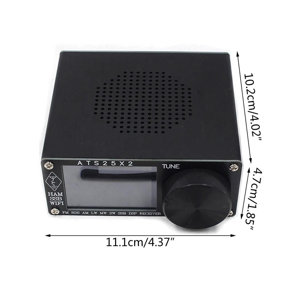 ATS25X2 Si4732 Полнодиапазонный радиоприемник-сканер с сенсорным экраном, портативный FM-радиоприемник