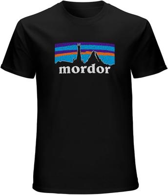 Мужская футболка Mordor Повседневная Хлопок