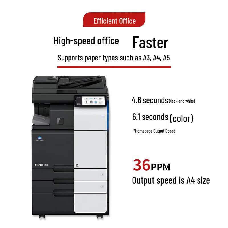 Konica Minolta bizhub C360i A3 Color Laser Multifunction Printer CN plug (adapter included)