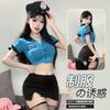 Domila Erotic Underwear Ladies Policewoman OL Professional Wear Queen Wear Stewardess Wear Sexy Uniform Seduction F755