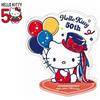 Акриловая подставка Sanrio Hello Kitty с клипсой - SR-5542444KT - Для записок и фото - Удобная клипса сзади - Прибл.. 7,5x0,3x6,8 см - Акрил - Изготовлено