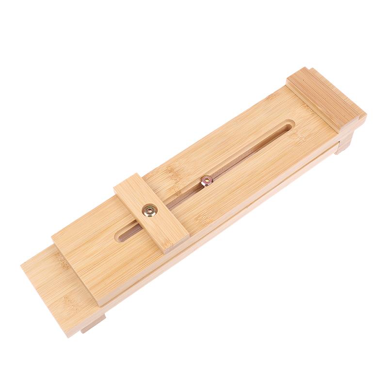 Телескопический регулируемый держатель для заточного камня, деревянная фиксирующая подставка для скользящего точильного камня, базовая принадлежность из бамбука
