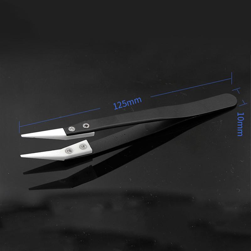 Антистатические керамические пинцеты из нержавеющей стали. Прецизионные пинцеты для обслуживания.