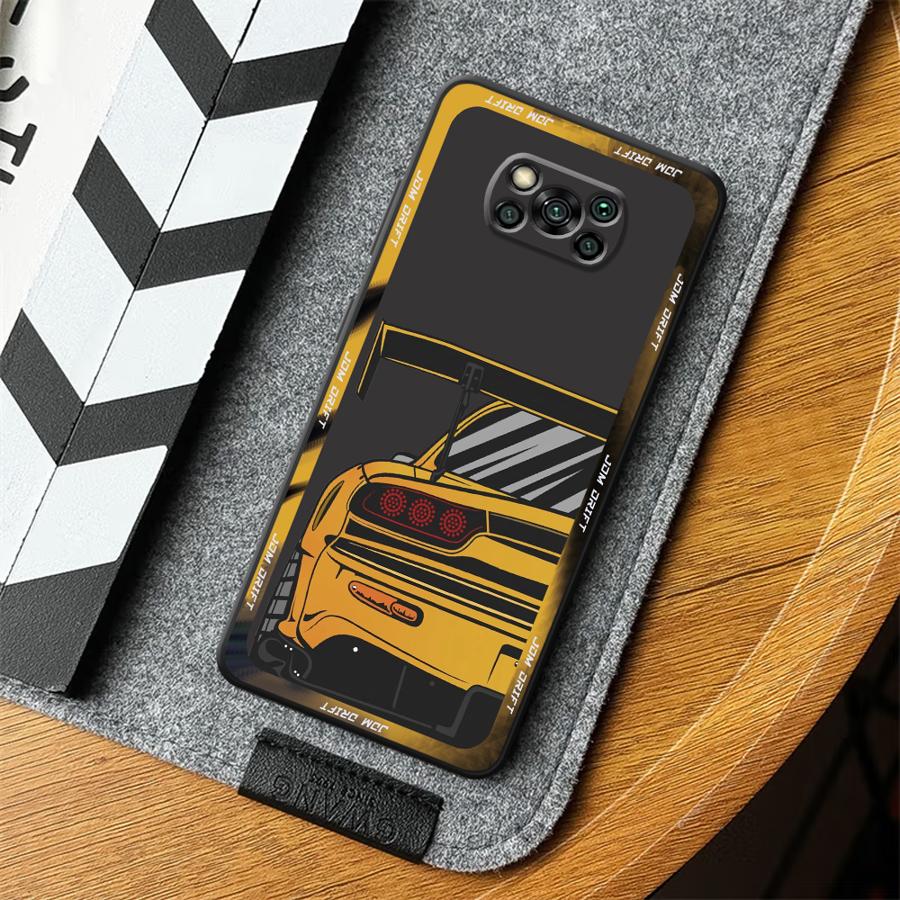 Модный Чехол-Футляр для Телефона Car Funda для Xiaomi Poco F8 C50 F3 X7 X3 X4 X5 Pro C71 M5 C61 C75 F1 M7 Pro M3 M4