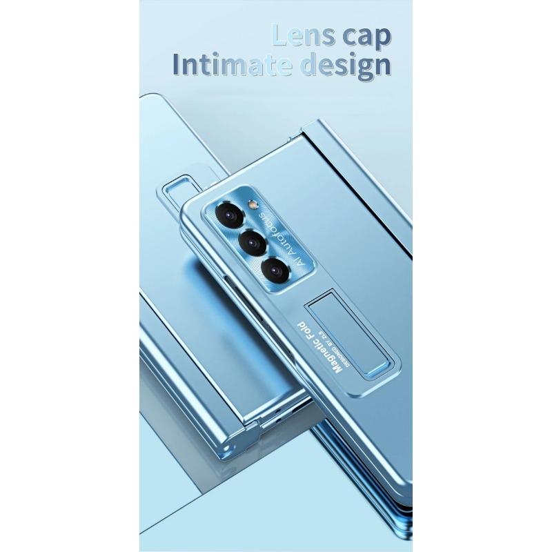 Чехол с сенсорной ручкой, магнитная броня, подставка, полная защита на 360 градусов, складной чехол для Samsung Galaxy Z Fold 6 5 4 3