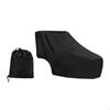Lawnmower Cover,Lawn Tractor Cover with Storage Bag,Black Foldable Protective Outdoor Equipment