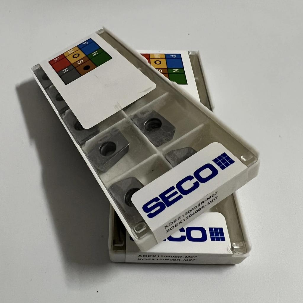 Seco / XOEX120408R-M07,MS2050 /Original Genuine CNC Alloy Blade 10 PCS
