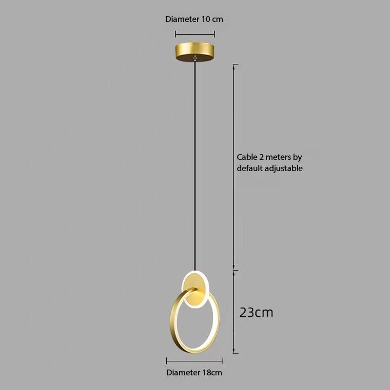 Скандинавские светодиодные простые золотые черные подвесные светильники люстра подвесные светильники для спальни прикроватные для чтения ресторан бар декоративные