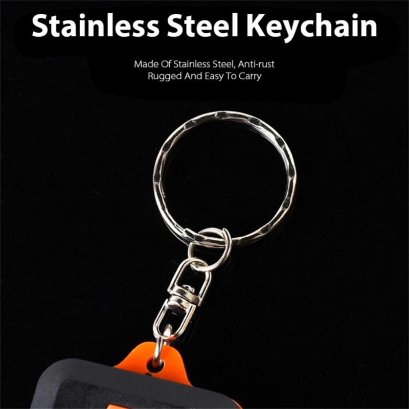 Фонарик для ключей 3 режима освещения для кемпинга, пешего туризма, рыбалки, портативный с карабином, инструменты для отдыха на природе, мини-лампа, мини-водонепроницаемый