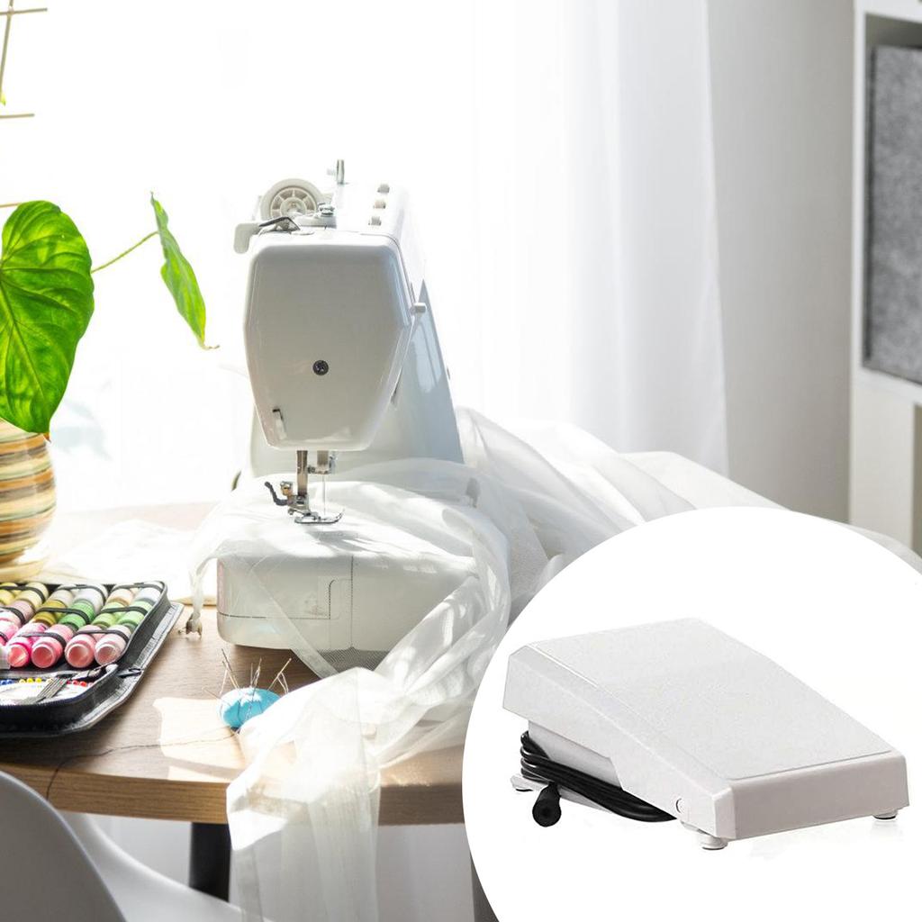 Plastic Sewing Machine Pneumatic Foot Pedal with Advanced Circuit Protection Pneumatic Footswitch Suitable for Safety