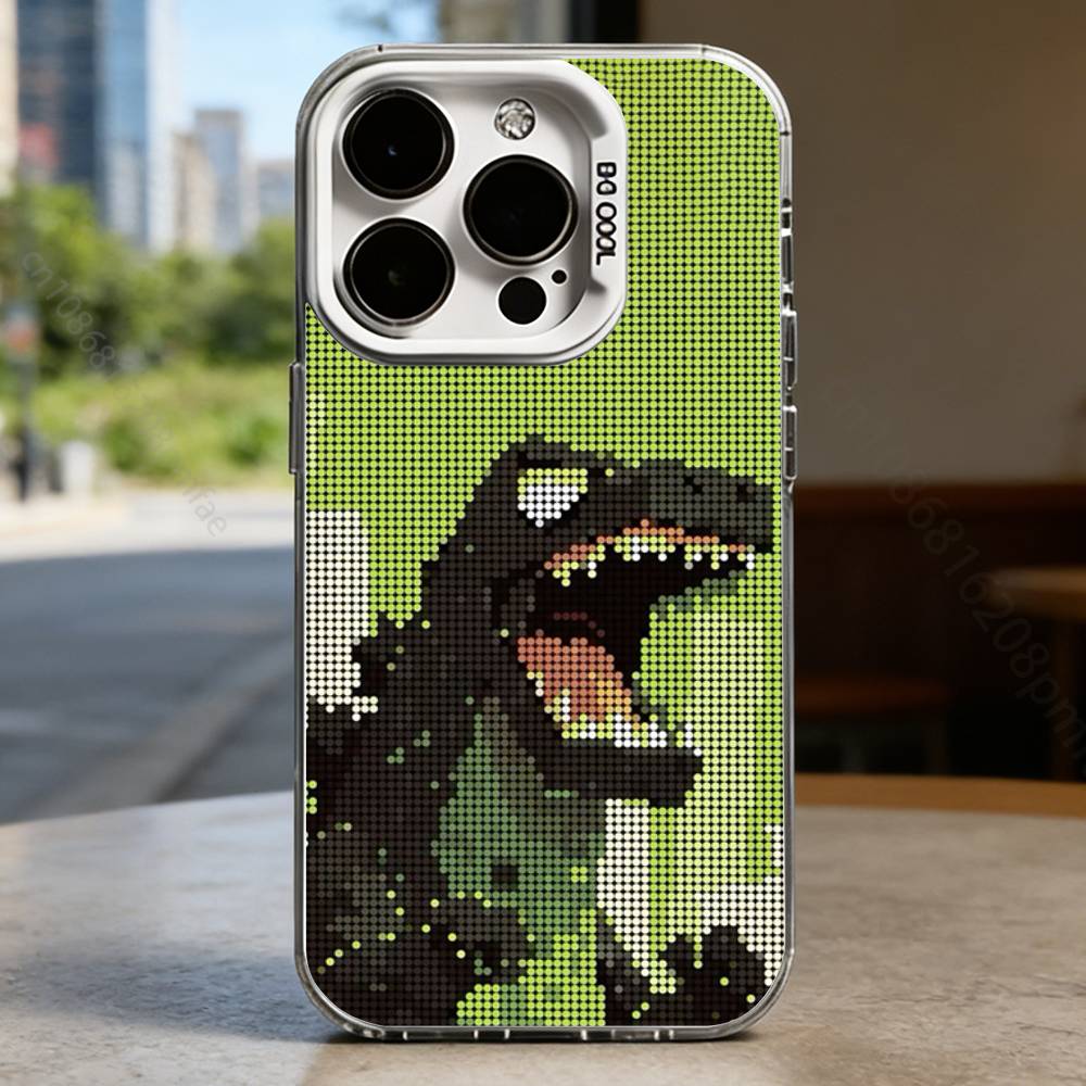 Pixel World Case for iPhone17 16 15 14 13 12 11 Pro Max Plus Air 16E X XR XS Max Hard Shockproof Bumper Cover