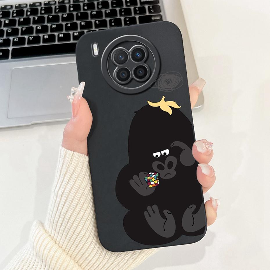 Lens Protective Case For Huawei Nova 8i NEN-L22 NEN-LX1 NEN-LX3 Cute Cartoon Soft Silicone Cover For Huawei Nova8i Phone Cases