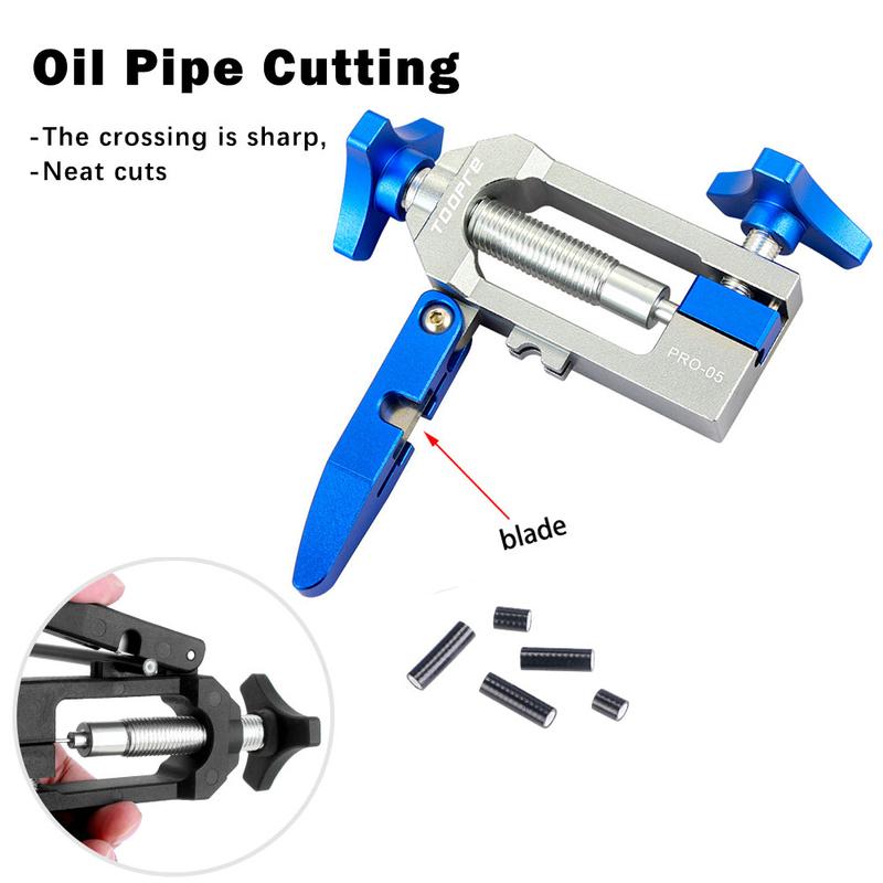 TOOPRE Hydraulic Disc Brake Oil Needle Tools Driver Hose Cutter Cable Olive Connector Insert For NUTT Y-5 A5-D SRAM BH59 BH90