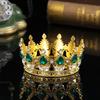 Европейская и американская барочная корона-ободок из стразов и сплава, аксессуар для волос