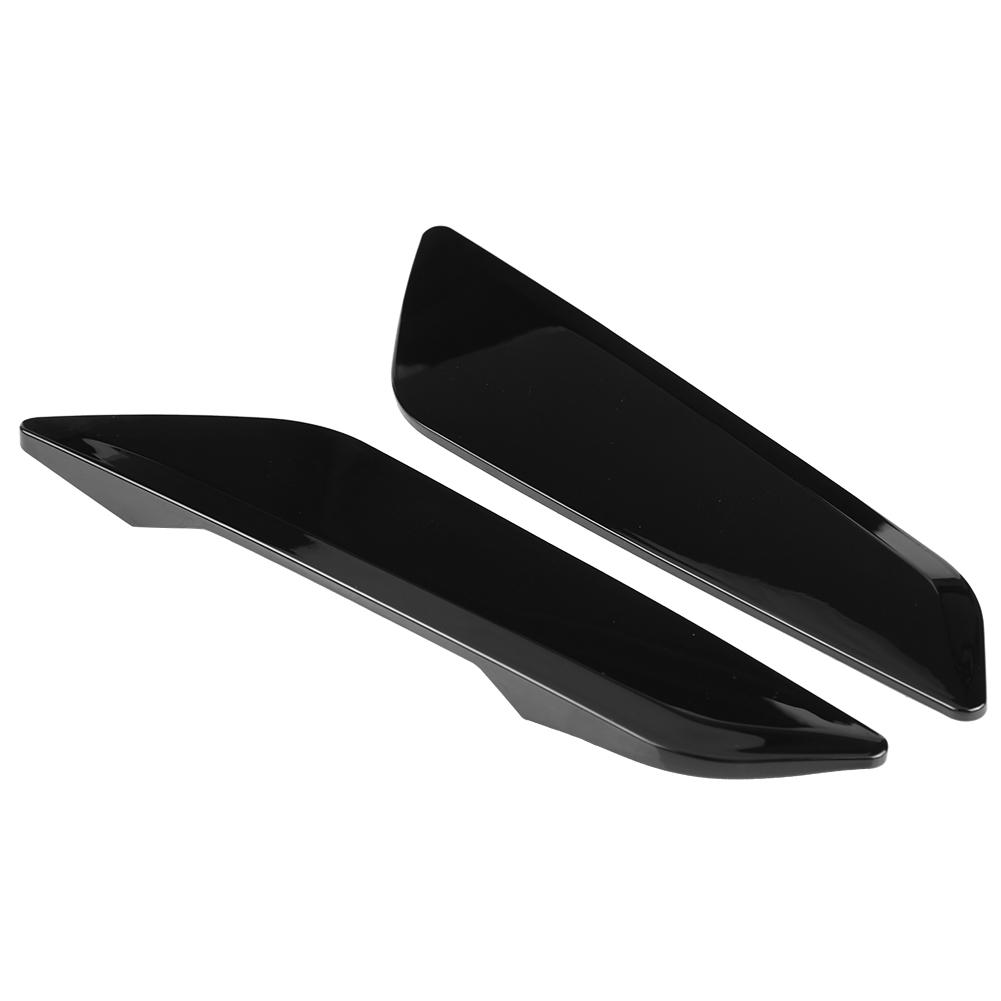 2Pc For BMW 5 Series G30 2017 2018 Fender Vent Outlet Cover Trim Decorative Sticker PiaNo Black